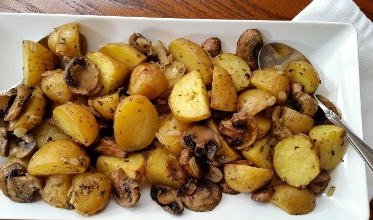 Жареная картошка с грибами
